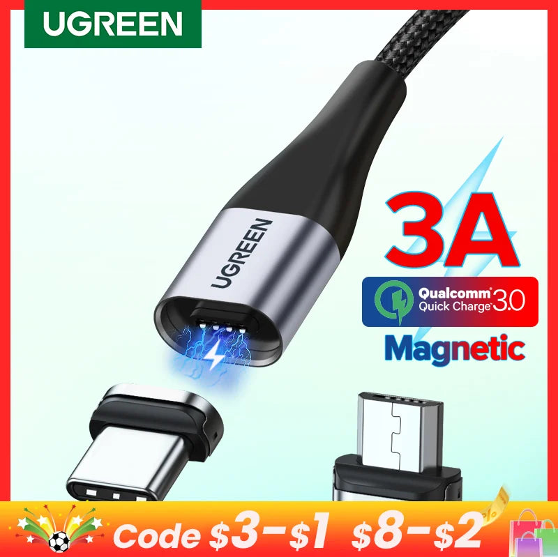UGREEN Magnetic USB Charging Cable