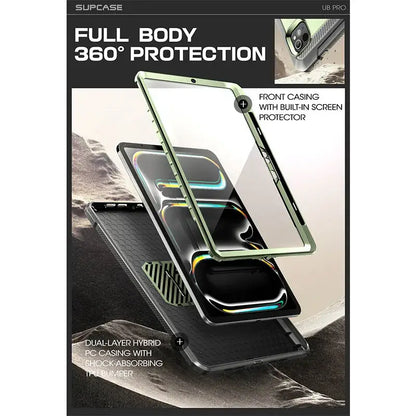 SUPCASE For iPad Pro 13 Inch Case M4 2024 (7th Gen) UB PRO Full-body Rugged Cover with Built-in Screen Protector & Kickstand