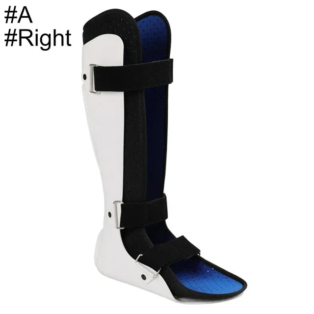 Adjustable Ankle Foot Drop Brace, Universal Fit Orthosis for Achilles Tendon & Ankle Support, Lightweight Design, Size M/L