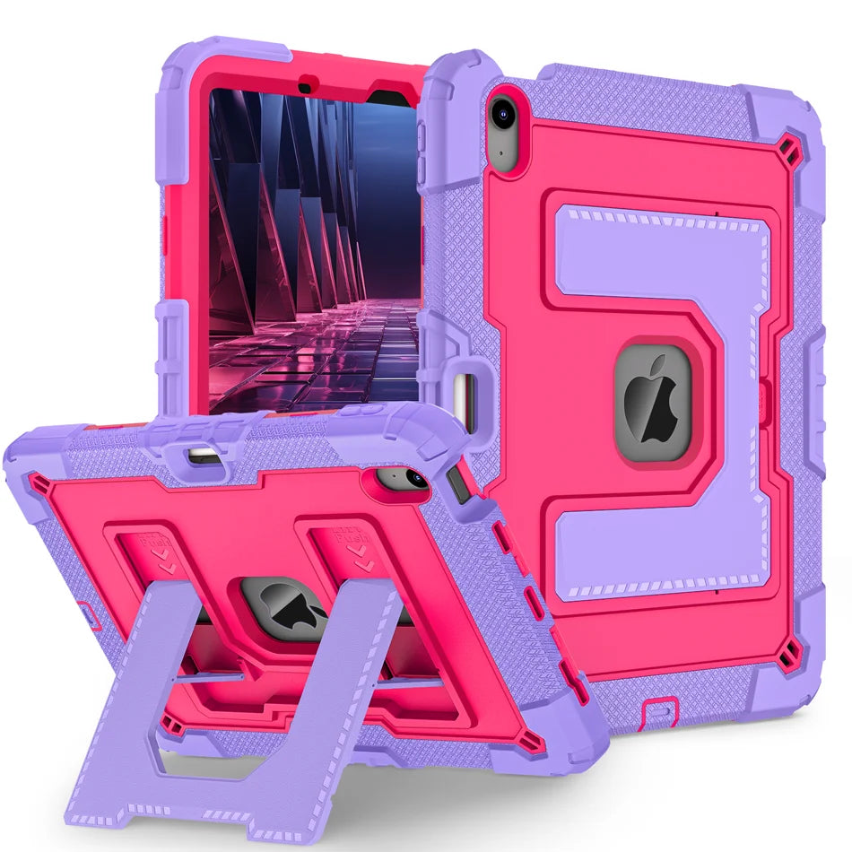 360 Rotation Stand Tablet Case For iPad 6 7 8 9 10th 11th Generation Pro 2025 11 Mini Air 4 5 10.9 inch Case Shockproof Cover