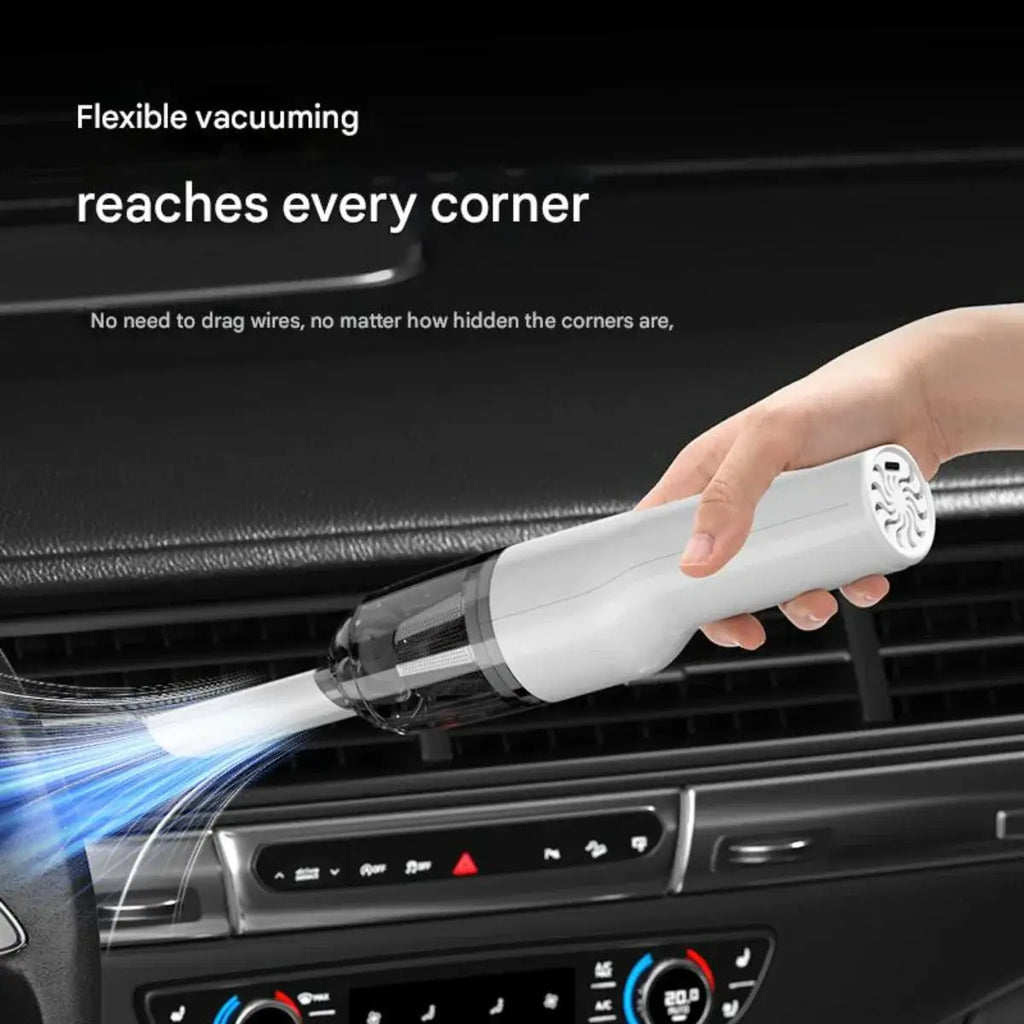 Wireless Handheld Vacuum Cleaner for Car & Home, High-Power Small Suction, Dual-Purpose Blowing, Portable & Rechargeable Cleanin