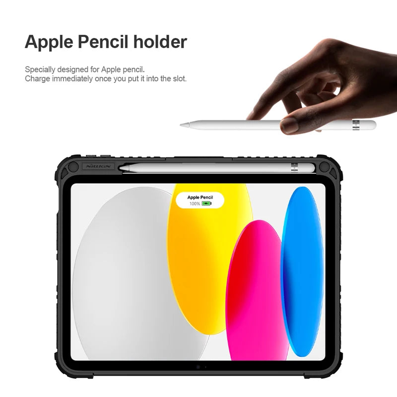 For iPad 10th 2022 10.9 Keyboard Case NILLKIN Wireless Bumper Combo Removeable Keyboard Leather Cover teclado For iPad 10 Gen
