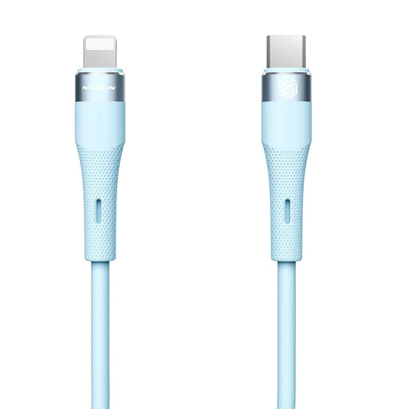 NILLKIN Liquid Silicone Cable Type C To Lightning Cable 2.4A For iPhone 12 14 14 Pro Max Fast Charging For iPhone USB C Cable