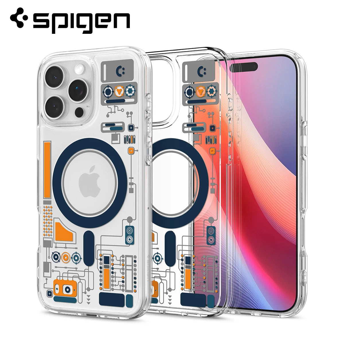 Spigen Ultra Hybrid MagFit Analogue Design Case for iPhone 16 Pro Max