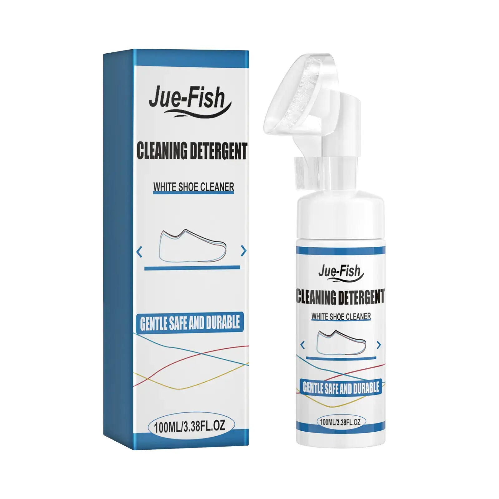 Jue-Fish White Sneaker Cleaner – Restore Bright White Shoes