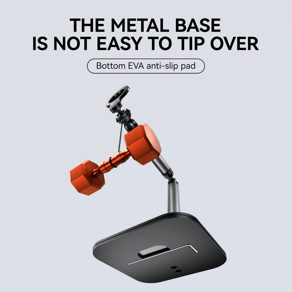 TELESIN Universal Magnetic Mobile Phone Quick Release Stand Holder Aluminium Alloy Phone Stand For iPhone 16 17 XIAOMI SAMSUNG