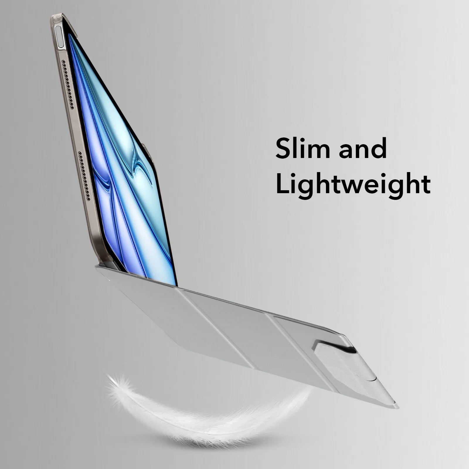 ESR for iPad Pro Air 13 inch (2024/2025) Case  Slim and Lightweight Trifold Smart Cover for iPad 12.9(2021/2022)