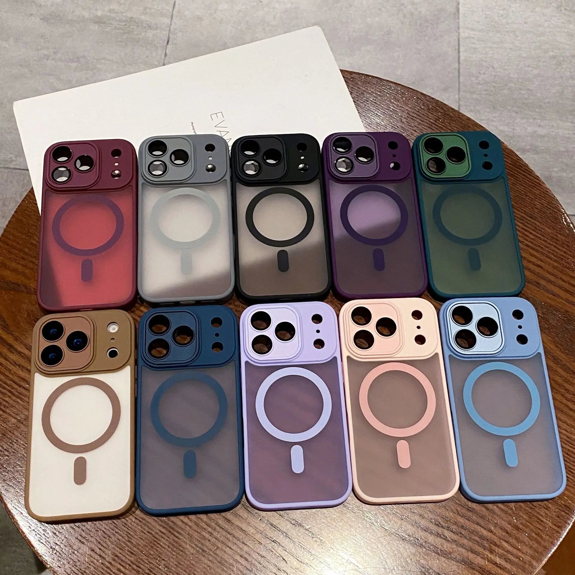 For Magsafe Wireless Charge Magnetic Case For IPhone 17 17Air 17Pro Max Shockproof Shell Cover For IPhone17 Pro Max 17Air 17Pro