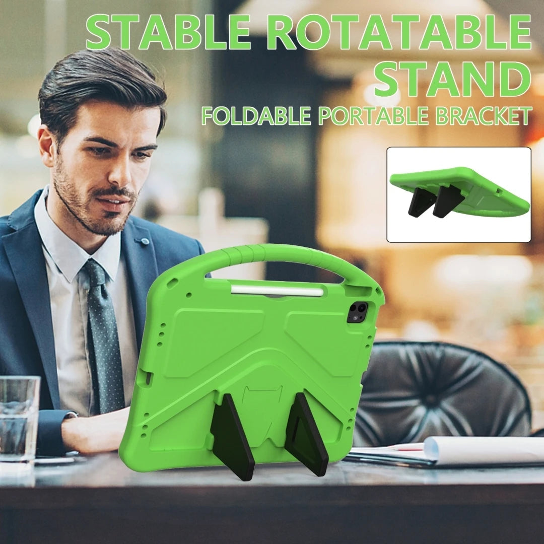 Kids EVA Case for iPad Air 13 Pro 13 2024 Pro 12.9 inch Funda Stand Shockproof Kid-Proof Handle Stand Protective Tablet Cover
