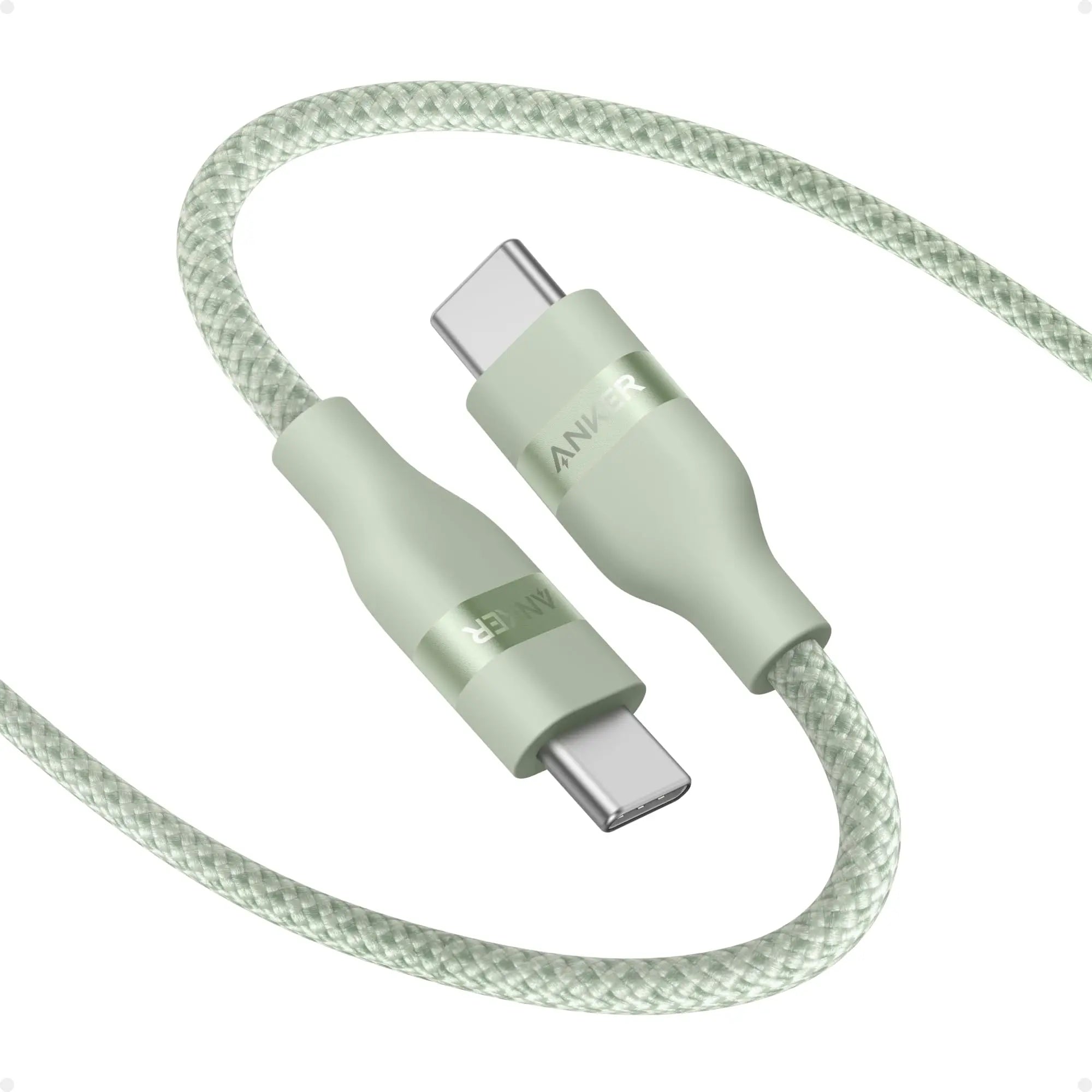 Anker USB-C to USB-C Cable (3 ft / 6 ft, 240W, Upcycled-Braided)Fast Charging Type C Charger for iPhone 16/16 Pro/16 Plus/16 Pro