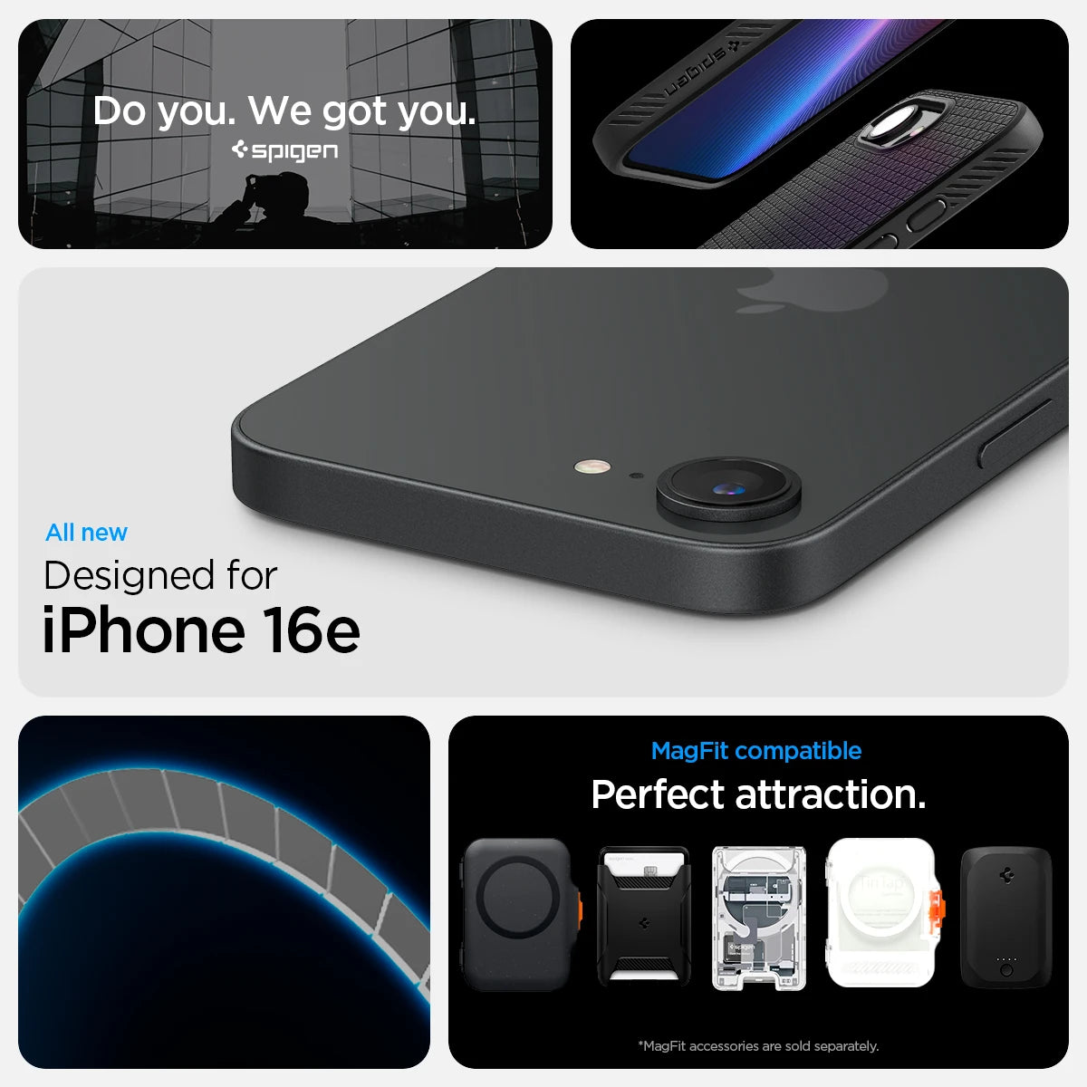 Spigen Liquid Air MagFit MagSafe Case for iPhone 16e (2025) – Slim, Magnetic & Textured Grip