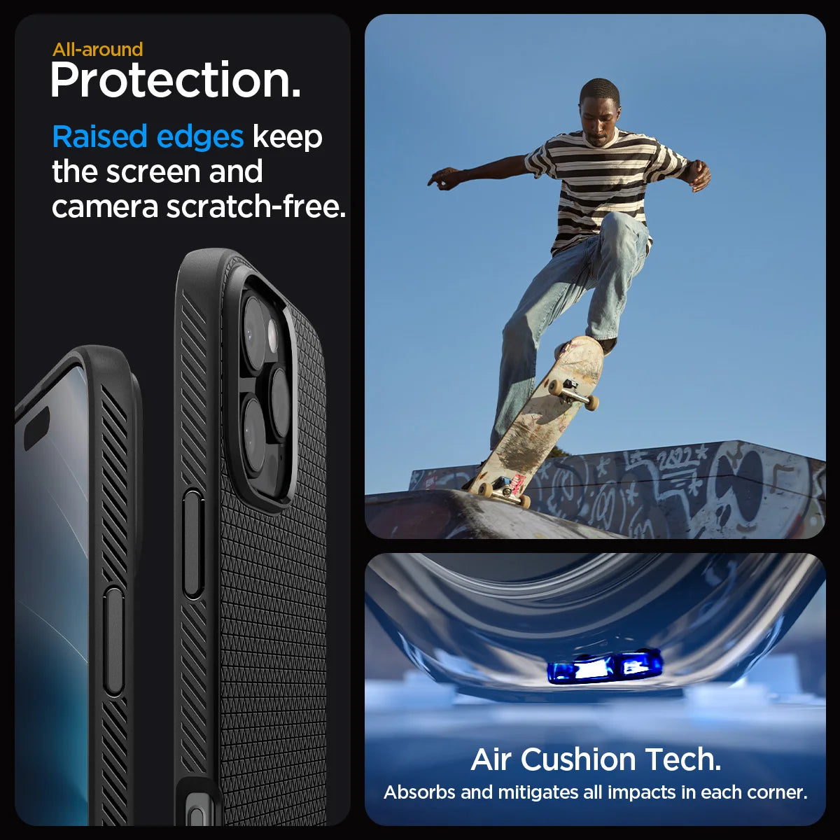 Spigen Liquid Air Case for iPhone 16 Pro Max / 16 Pro