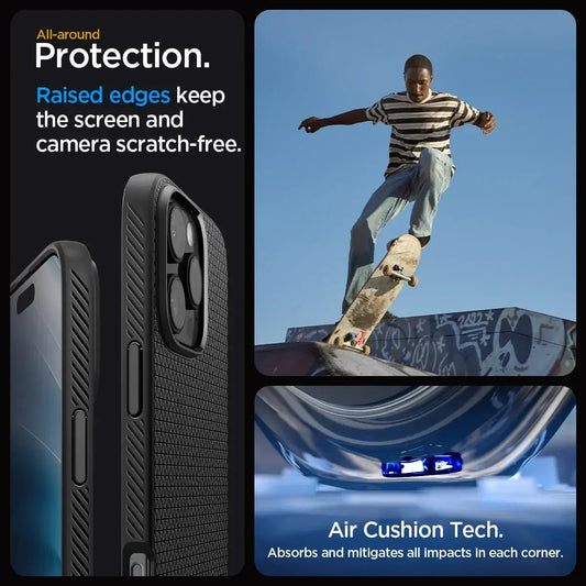 Spigen Liquid Air Case for iPhone 16 front view Techs Park