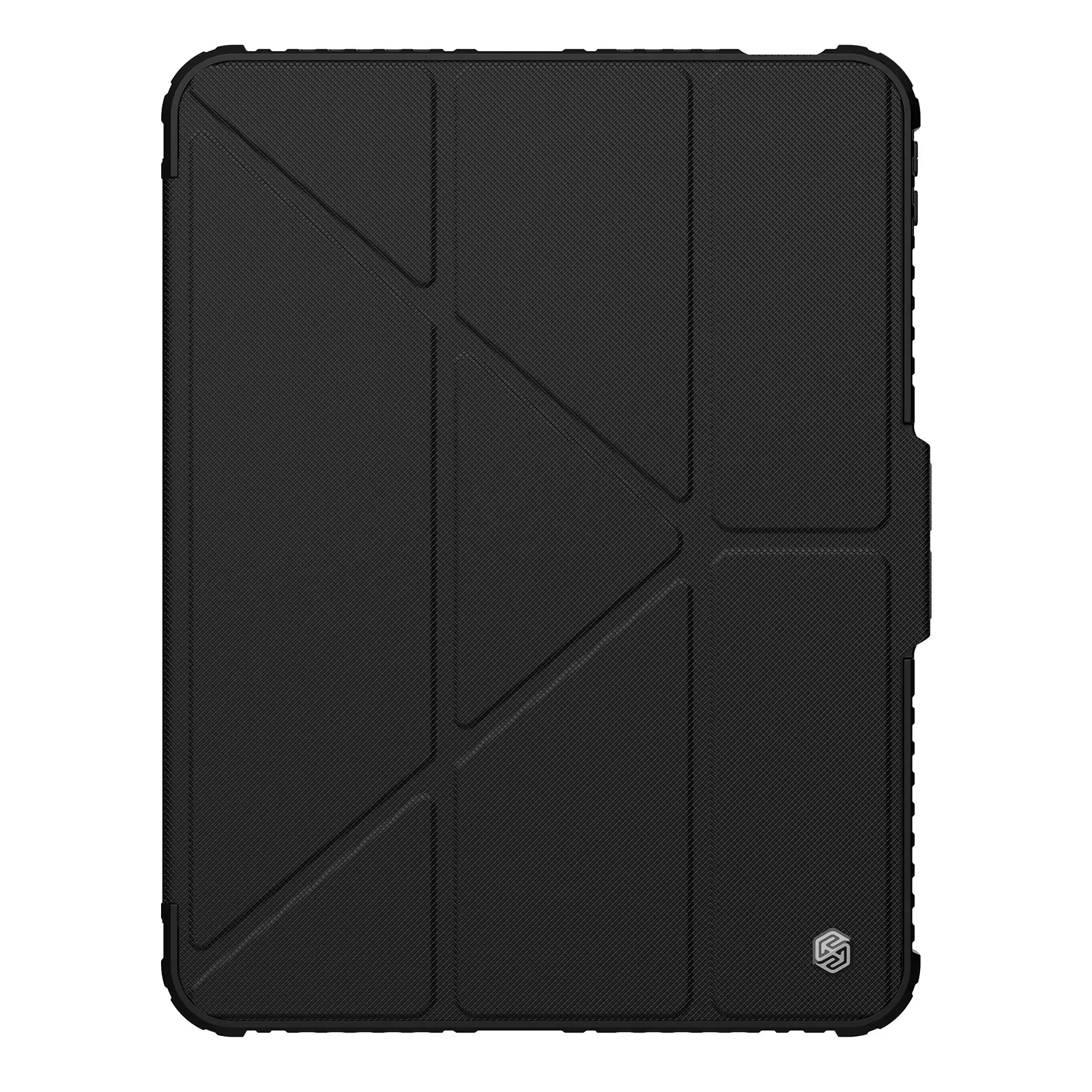 NILLKIN for Apple IPad Pro 11 2024 Bumper Flip Leather Case Slide Camera Cover with Stand Back Shockproof Hard PC+PU Protector
