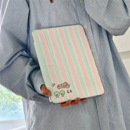 2024 New Cute Astral Cases for iPad Air 11" 13" Pro11 13 12.9 M2 M4 Case 9.7 5th 6th 10.2 7th 8th 9th 10th Air 3 4 5 6 Cover