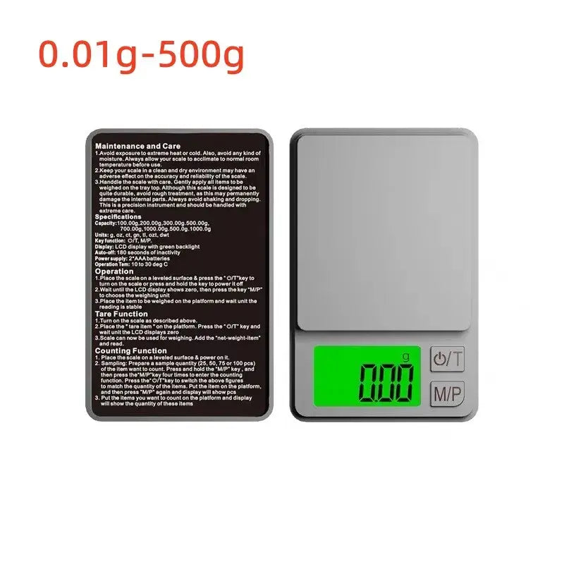 Mini Digital Scale  High-Precision Electronic Pocket Scale 0.01 g Accuracy