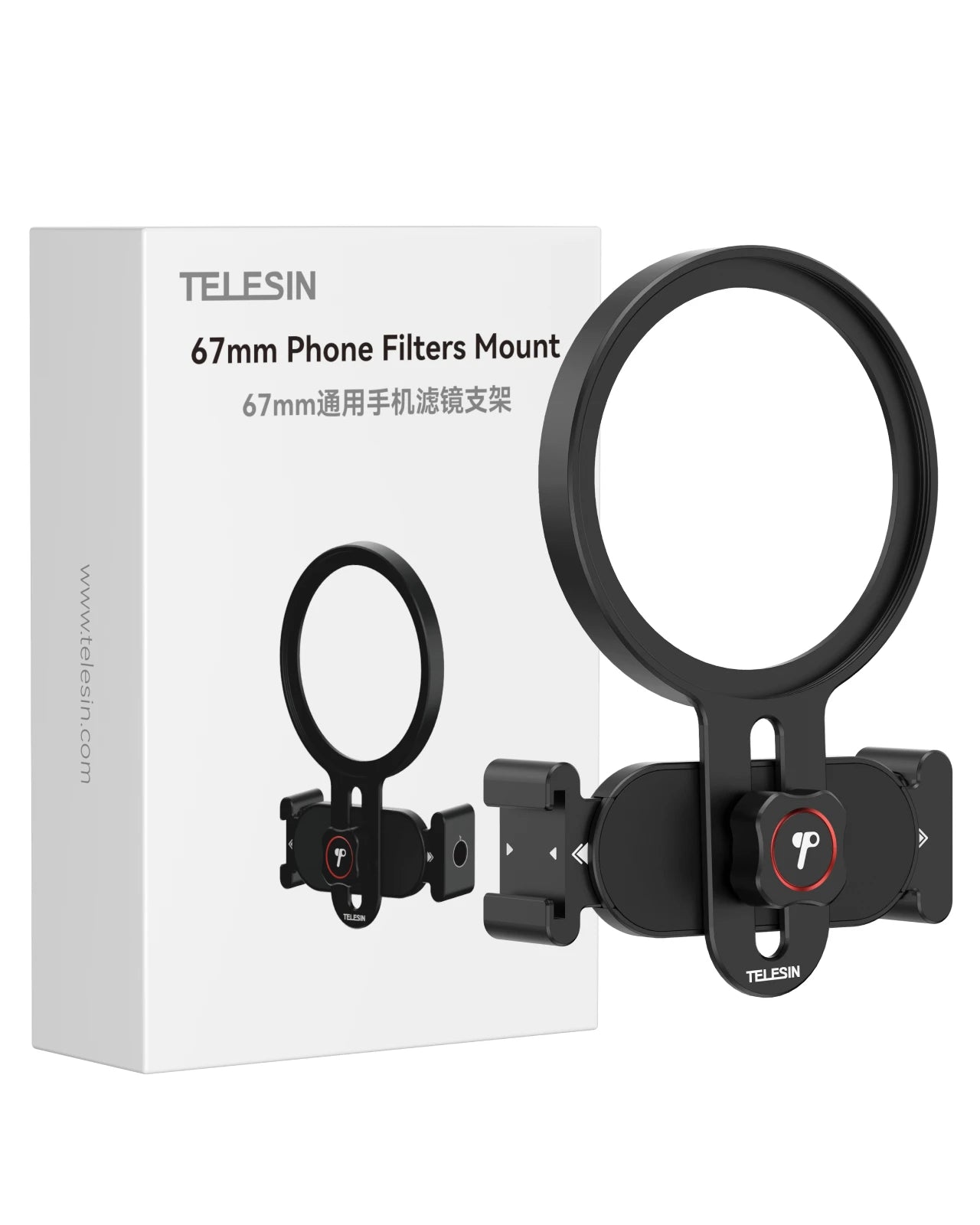 TELESIN Universal Phone  Filter CPL ND2-32 For Smartphone with Universal filter holder For Iphone Andriod phone Accessories