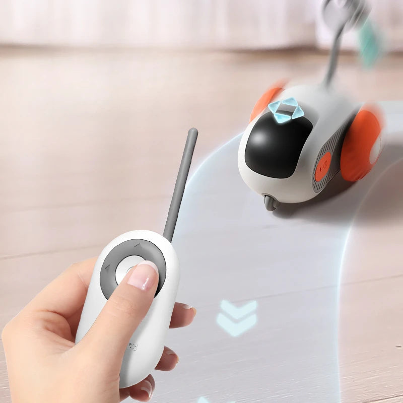 For Pet Remote Control Interactive Cat Car Toy USB Charging Chasing Automatic
