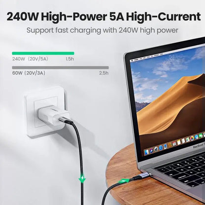 UGREEN 240W USB C Gen2 Cable Supercharger Techs Park