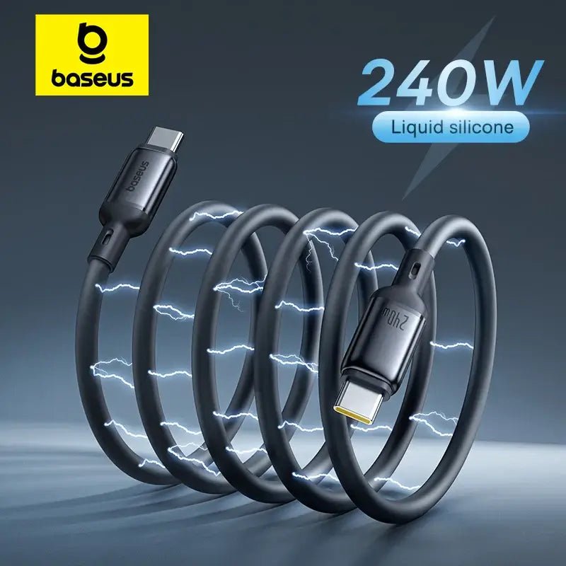 Baseus Picogo 240W USB-C Cable – Magnetic Fast Charger