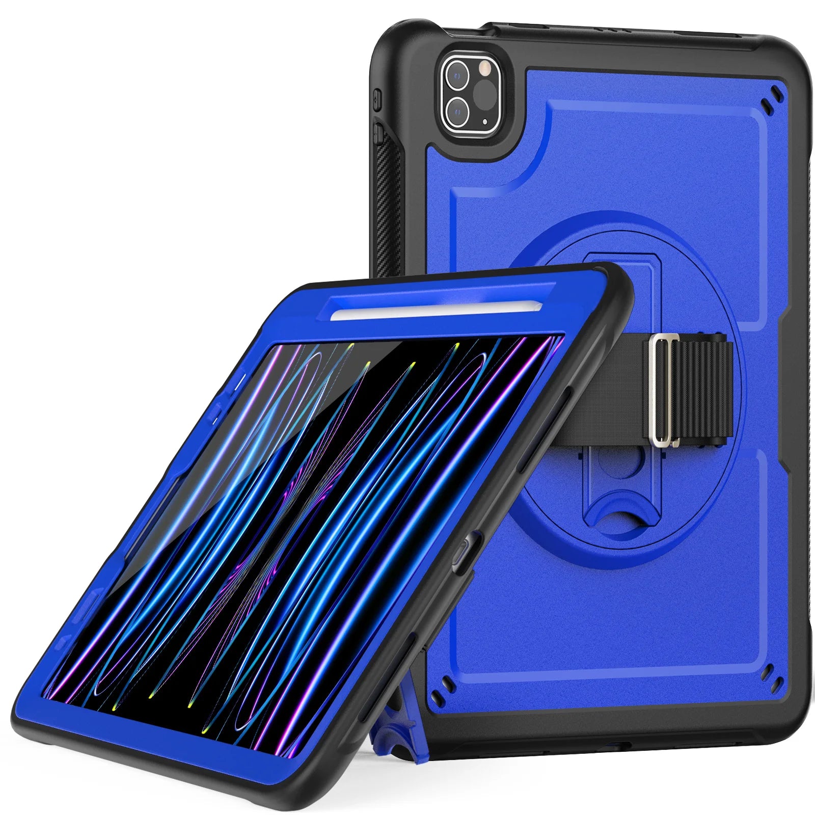 Rotation Stand Tablet Case For iPad Pro 2024 13 11 M4 Mini Air 3 4 5 6 7 8 9 10th Generation 10.9 inch Shockproof Hard Cover