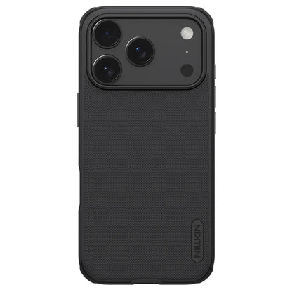 Nillkin Super Frosted Shield Pro Case Transparent Black for iPhone 17, 17 Pro, and 17 Pro Max – Shockproof Frosted Protective Cover