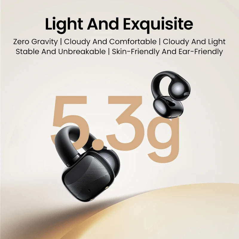 UGREEN Open Ear Clip Wireless Earbuds Bluetooth Sport Earphones Headphones in Mic with Earhooks & Ear Hook