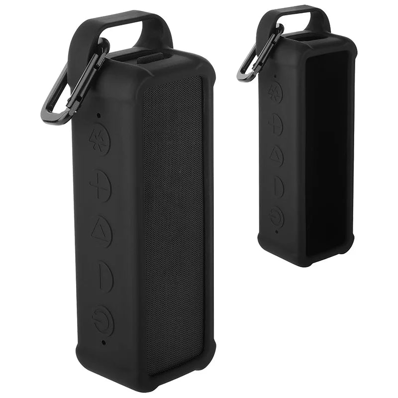 For Anker For Soundcore 2 Silicone Case with Carabiner for Easy Carry Protect Your Speaker from Everyday Damage