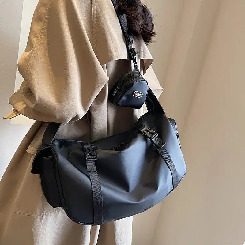 Large Waterproof Gym Bag – Sporty Crossbody Backpack