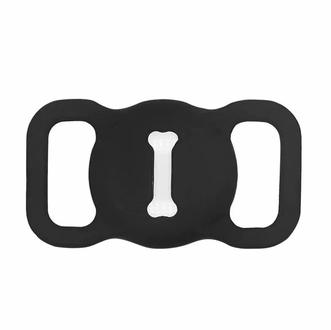 for Airtag Dog Collar Holder, Air Tag Protective Cat Airtag Dog Collar,Silicone AirTags GPS Tracking Accessories,Air Tags with B