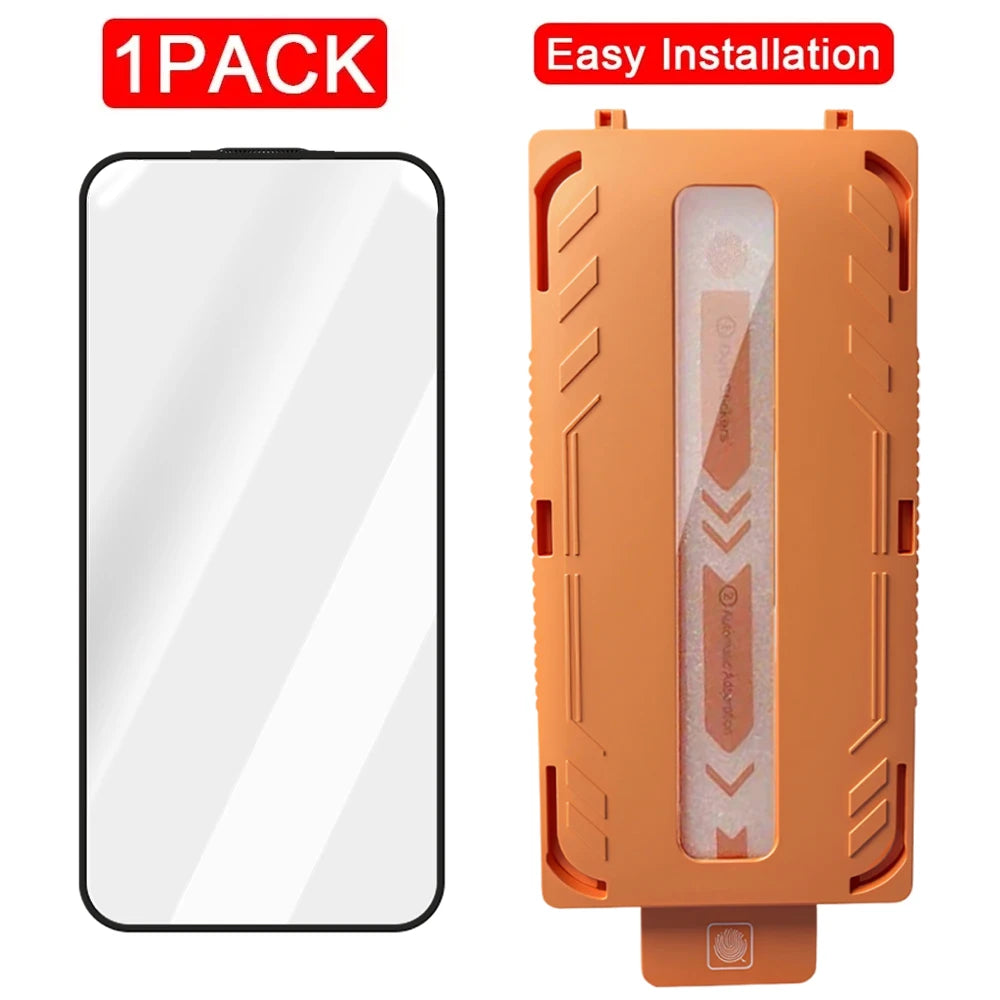 1/2PCS HD Premium Dust Free Tempered Glass for iPhone 17 Pro Max 17 Air 9D Easy Installation Screen Protector Film for IPhone 7