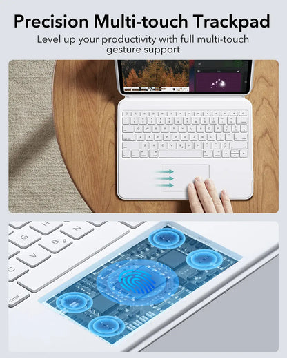 iPad Pro 12.9 Keyboard Case with Trackpad Portrait Mode
