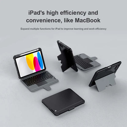 For iPad 10th 2022 10.9 Keyboard Case NILLKIN Wireless Bumper Combo Removeable Keyboard Leather Cover teclado For iPad 10 Gen