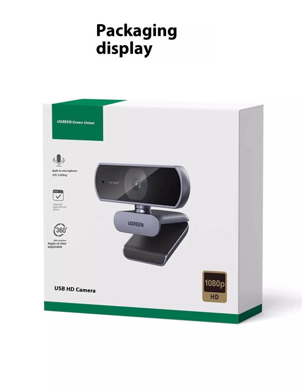 UGREEN 4K FHD Webcam 8MP