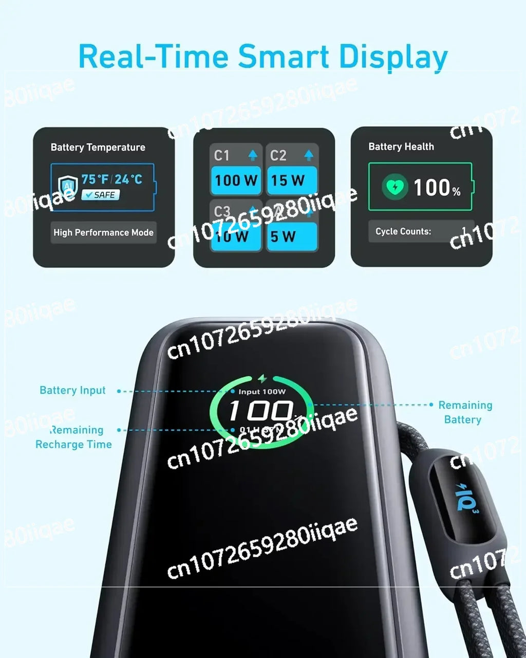 Anker Power Bank 25,000mAh 165W Ultra-Fast Portable Charger for Dual Laptops,Fast Charging Battery Pack