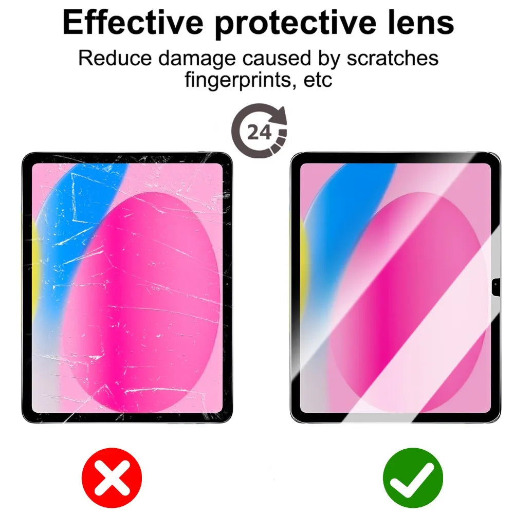 1-2PCS Tempered Glass for IPad A16/Air11/Air13 Screen Protector Anti-Scratch HD Protective Film for IPad 2025 A16 Air11 Air13