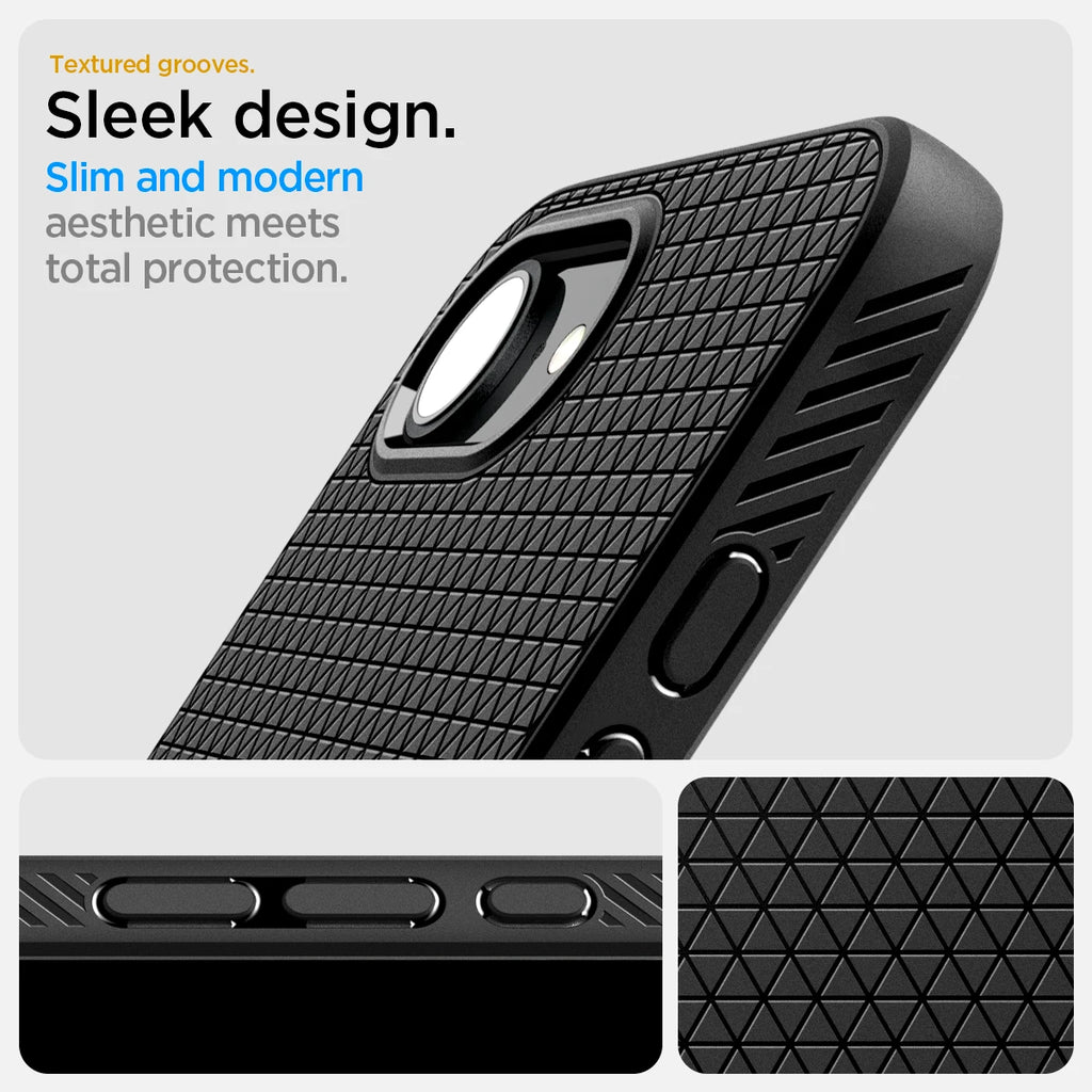 Spigen Liquid Air MagFit MagSafe Case for iPhone 16e (2025) – Slim, Magnetic & Textured Grip
