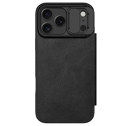 Nillkin QIN Pro Leather Flip Case for iPhone 17 – Techs Park hard case 