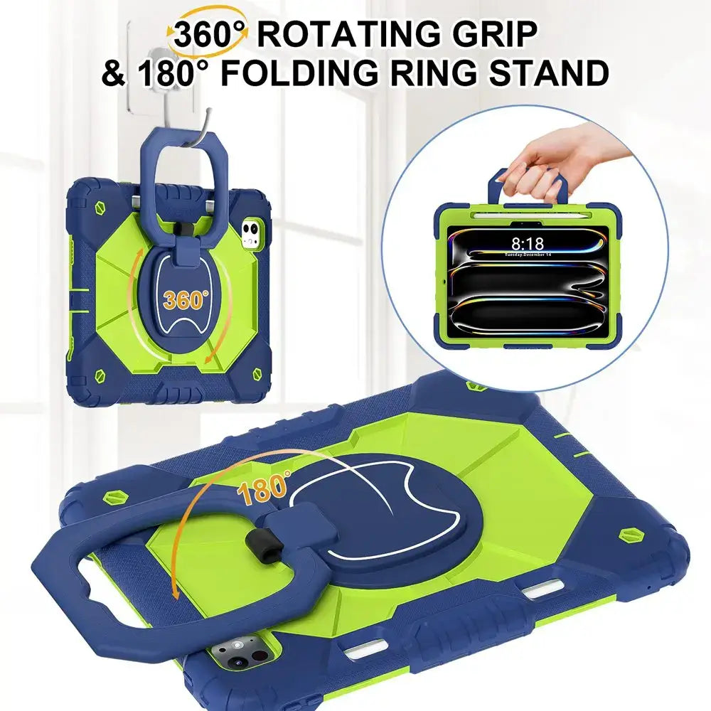 Kids tablet protective case for Apple iPad Pro 11 2024 M4 with strap
