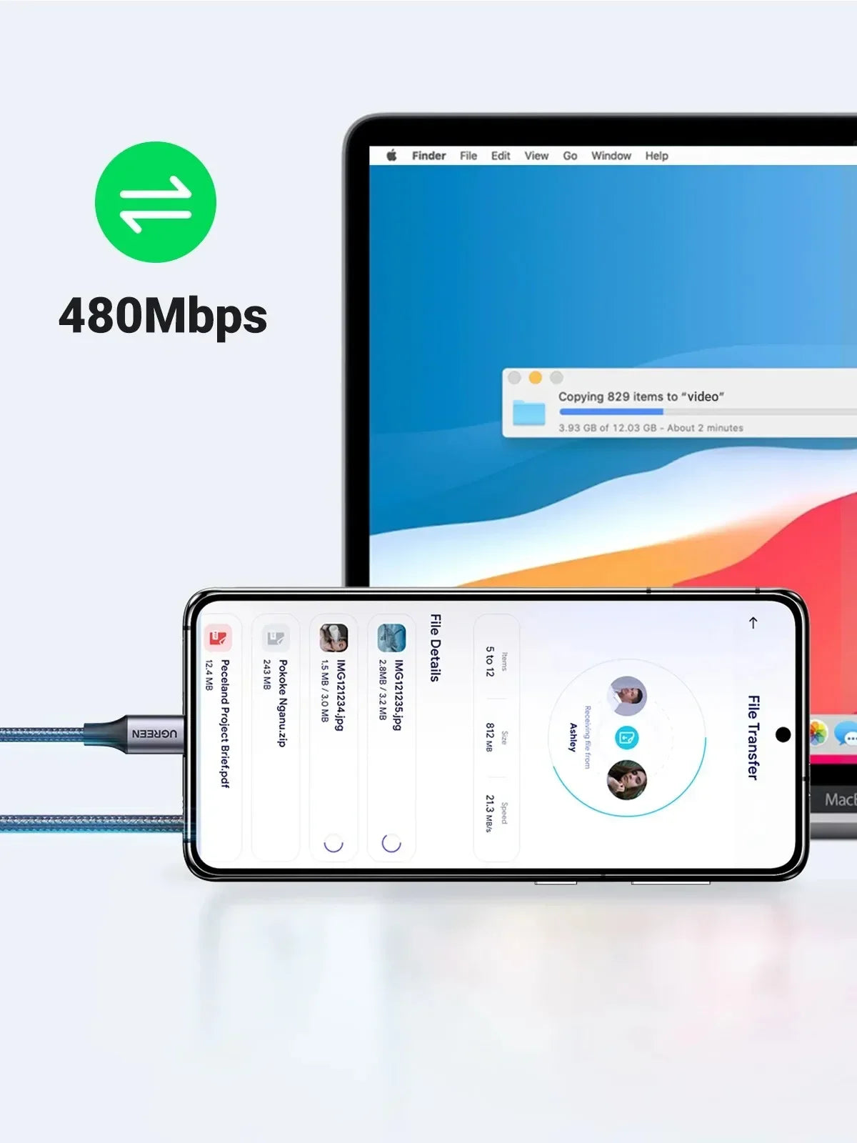 UGREEN 60W USB-C Cable