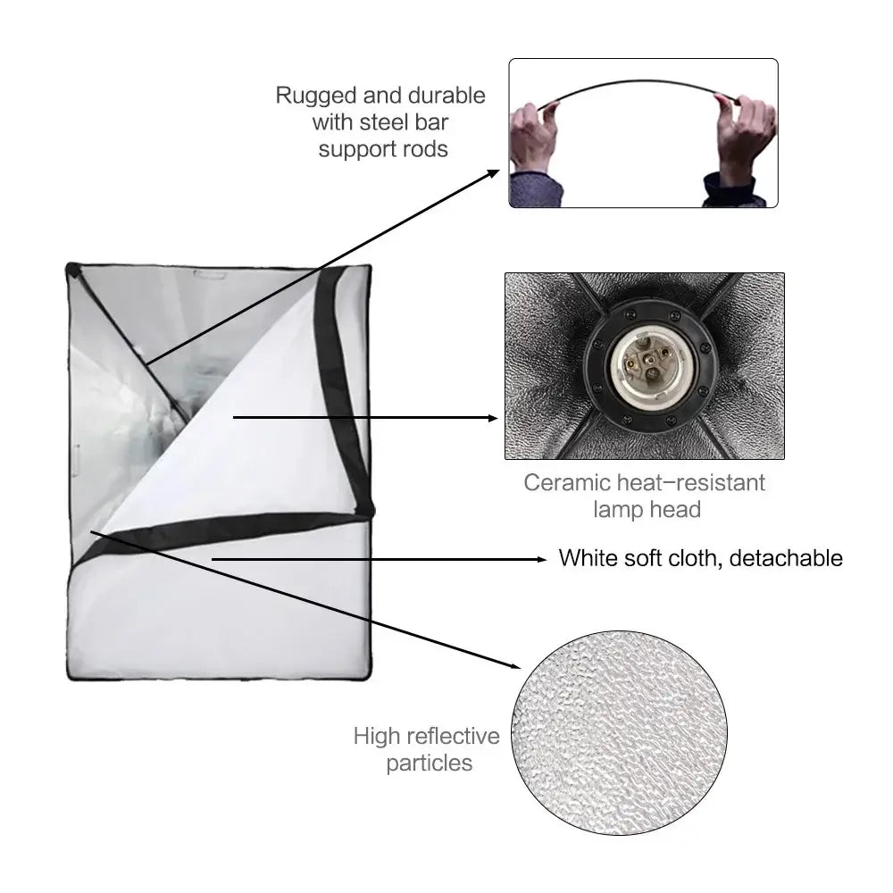 photography softbox kit with tripod - buy Techs Park