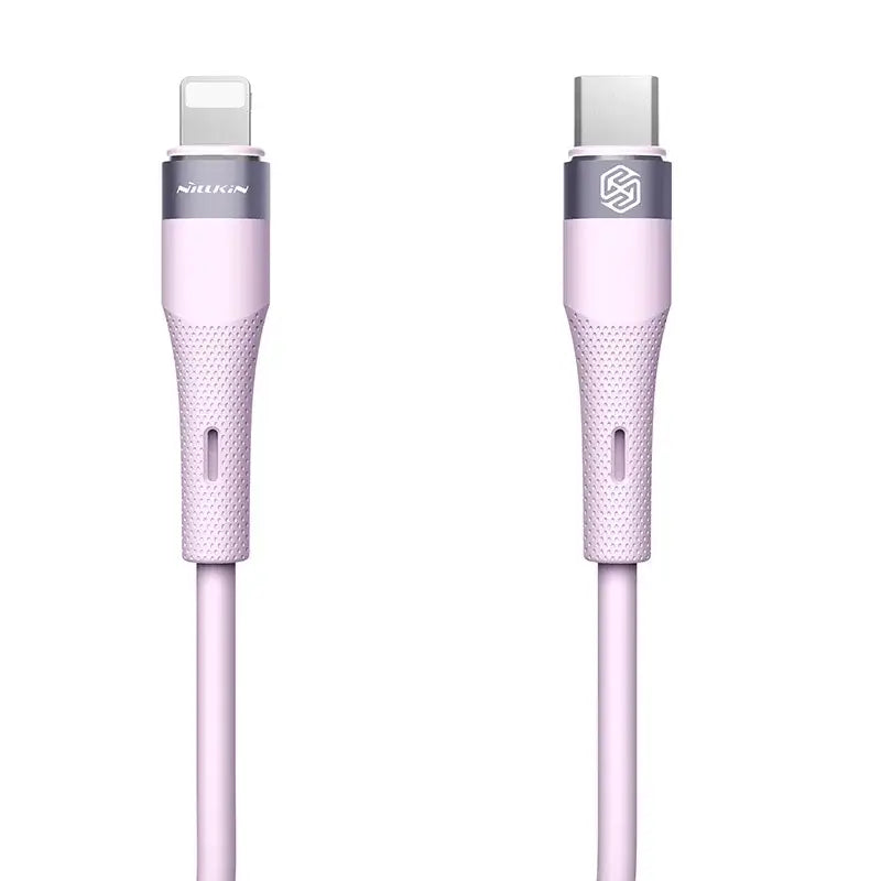 NILLKIN Liquid Silicone Cable Type C To Lightning Cable 2.4A For iPhone 12 14 14 Pro Max Fast Charging For iPhone USB C Cable