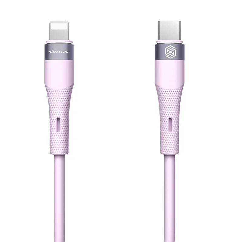 NILLKIN Liquid Silicone Cable Type C To Lightning Cable 2.4A For iPhone 12 14 14 Pro Max Fast Charging For iPhone USB C Cable