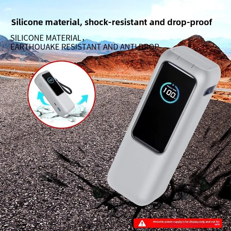 For Anker 165W - Shock - Absorbing Silicone Case Portable Carrying Pouch For Zolo Energy Pod Mobile Power