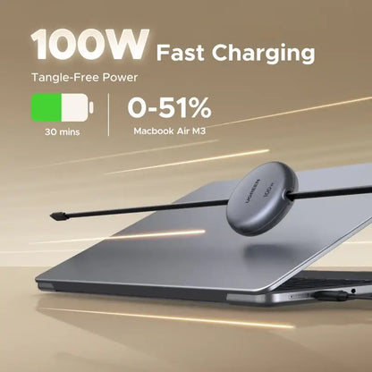 UGREEN USB-C Retractable Cable 100W PD Fast Charging
