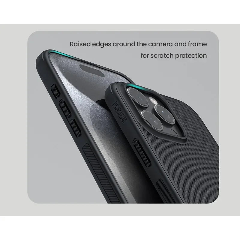 Nillkin Case For iPhone 16 Pro Max 16 Plus Case Super Frosted Shield Anti-Fingerprint Magnetic Case Hard PC Matte Back Cover