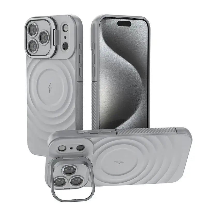 Applicable iphone 17 16 pro case Phone 15 Magnetic Wave Protective