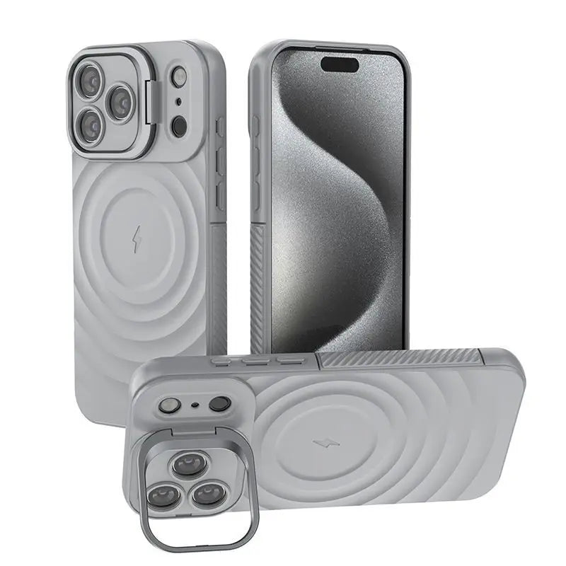 Applicable iphone 17 16 pro case Phone 15 Magnetic Wave Protective