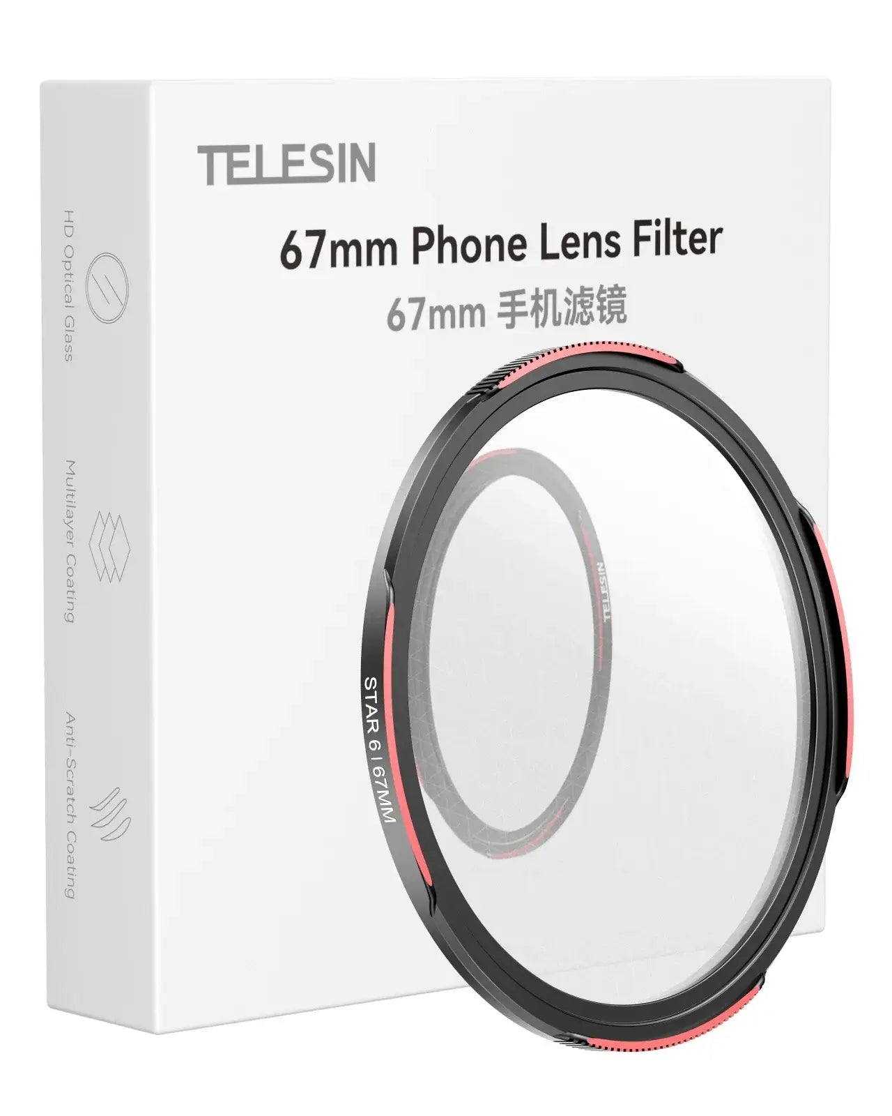 TELESIN Universal Phone Filter CPL ND2-32 for Smartphone