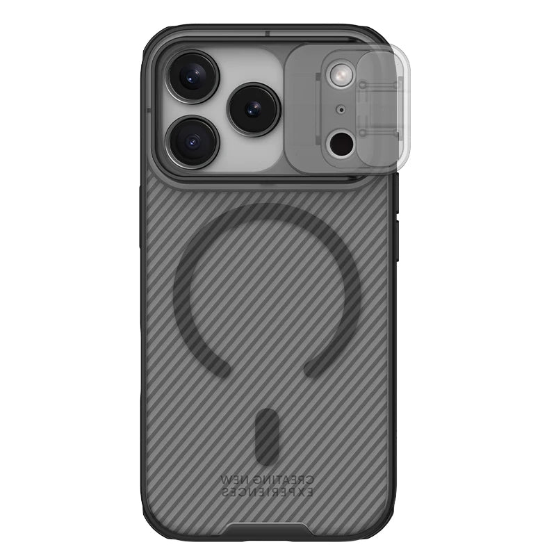 NILLKIN For iPhone 17Pro 17 Pro Max Matte MagSafe Case CamShield Pro Magnetic Charging Slider Camera Cover For iPhone17 / 17 Air